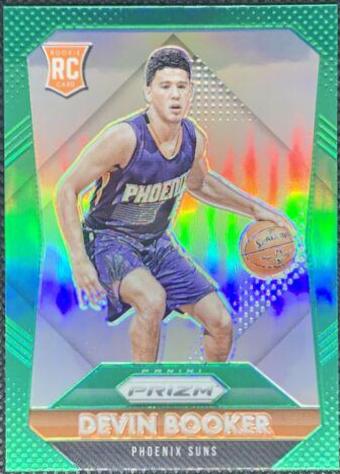 PSA10 ルーキー DEVIN BOOKER RC PRIZM LOW POP Devin Booker [Green