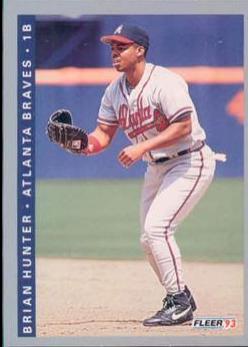 Brian Hunter #5 Baseball Cards 1993 Fleer