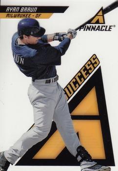 Ryan Braun #PS11 Baseball Cards 2013 Panini Pinnacle of Success