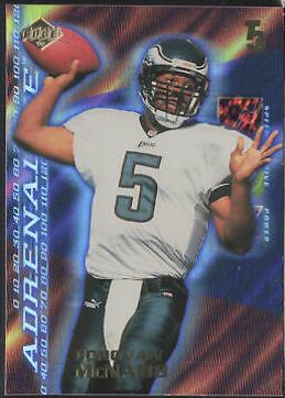 Donovan McNabb #A10 Football Cards 2000 Collector's Edge T3 Adrenaline