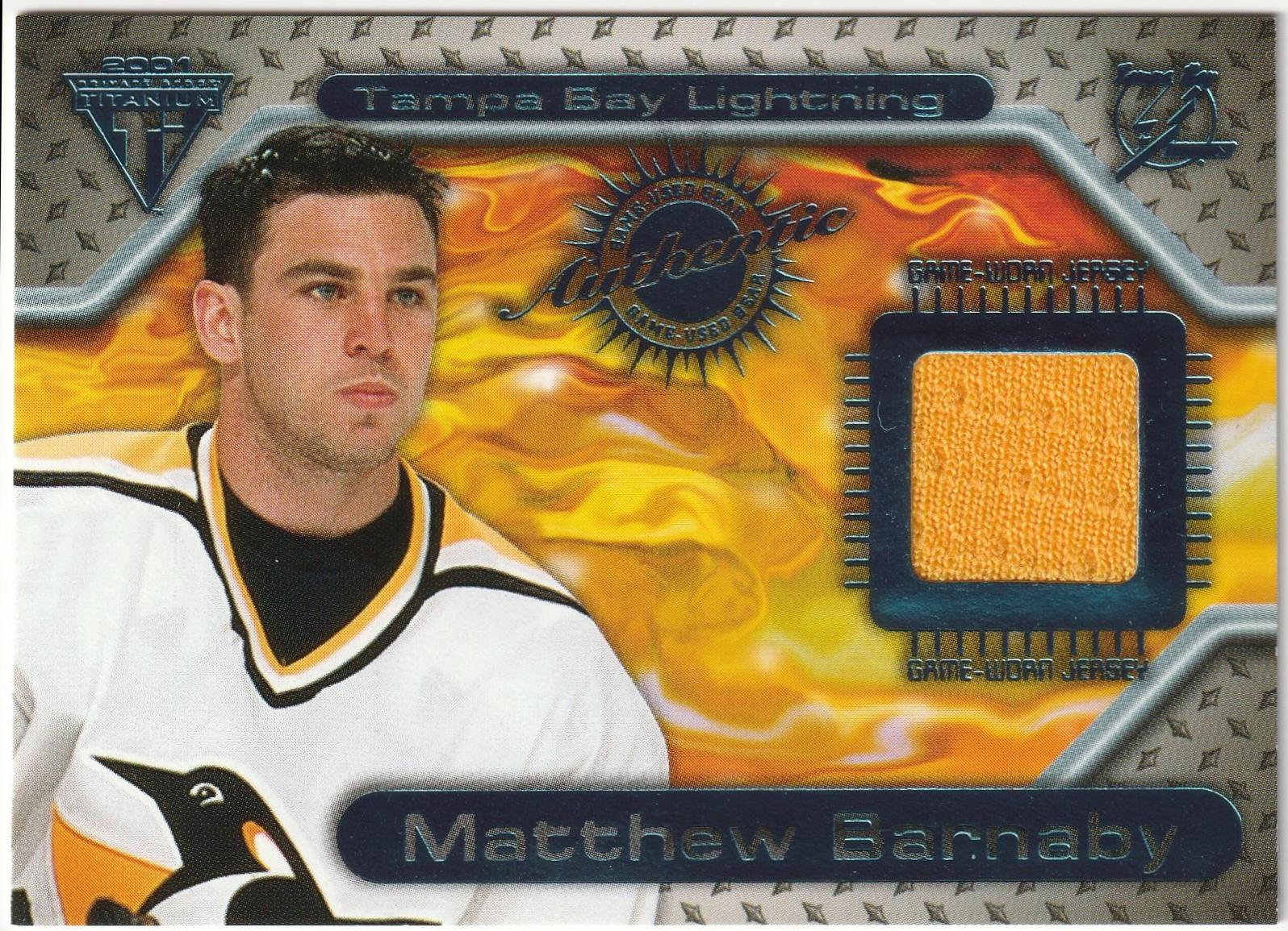 Matthew Barnaby #143 Hockey Cards 2000 Pacific Private Stock Titanium