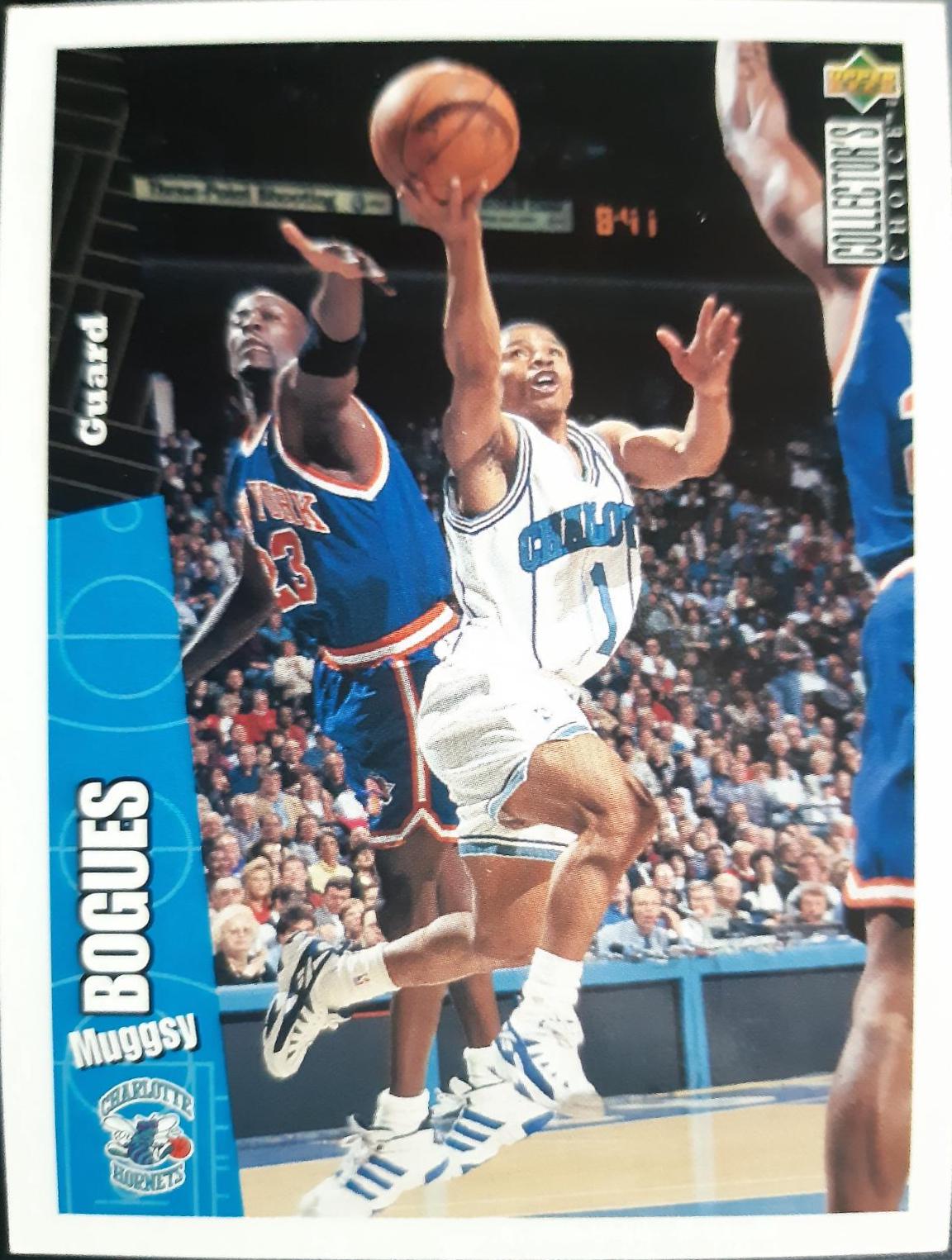 Muggsy Bogues #18 Basketball Cards 1996 Upper Deck