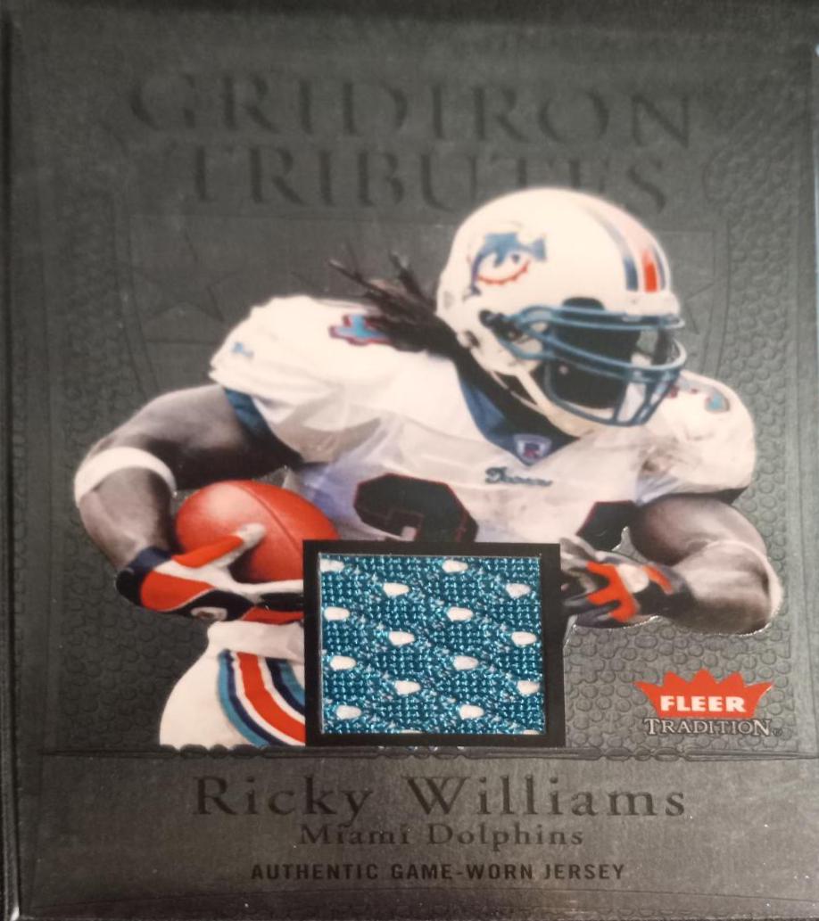 Ricky Williams #GT-RW Football Cards 2004 Fleer Tradition Gridiron Tributes