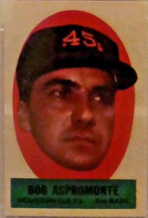 Bob Aspromonte Baseball Cards 1963 Topps Peel Offs