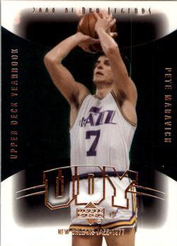 Pete Maravich #Y4 Basketball Cards 2000 Upper Deck Legends U.D. Yearbook