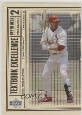 Mark McGwire #T21 Baseball Cards 1999 Upper Deck Textbook Excellence