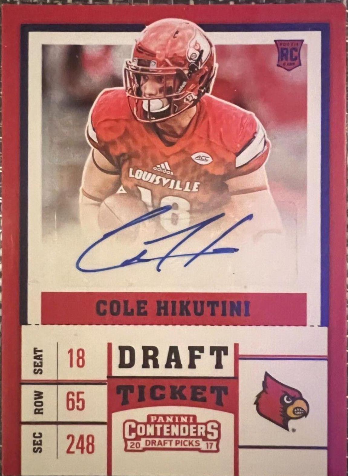 Cole Hikutini [Blue Foil] #182