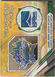 Game-Worn South Atlantic League All-Star Game Patch