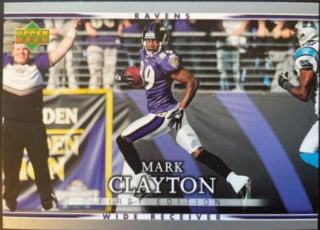 Mark Clayton #8 Football Cards 2007 Upper Deck First Edition