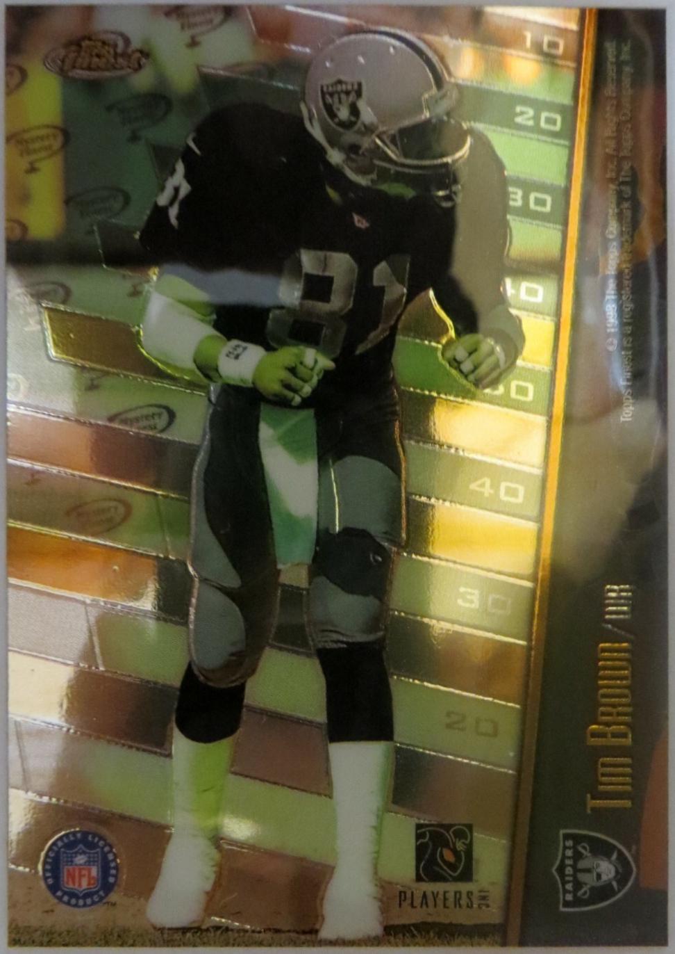 Tim Brown #M28 Football Cards 1998 Topps Finest Mystery 1