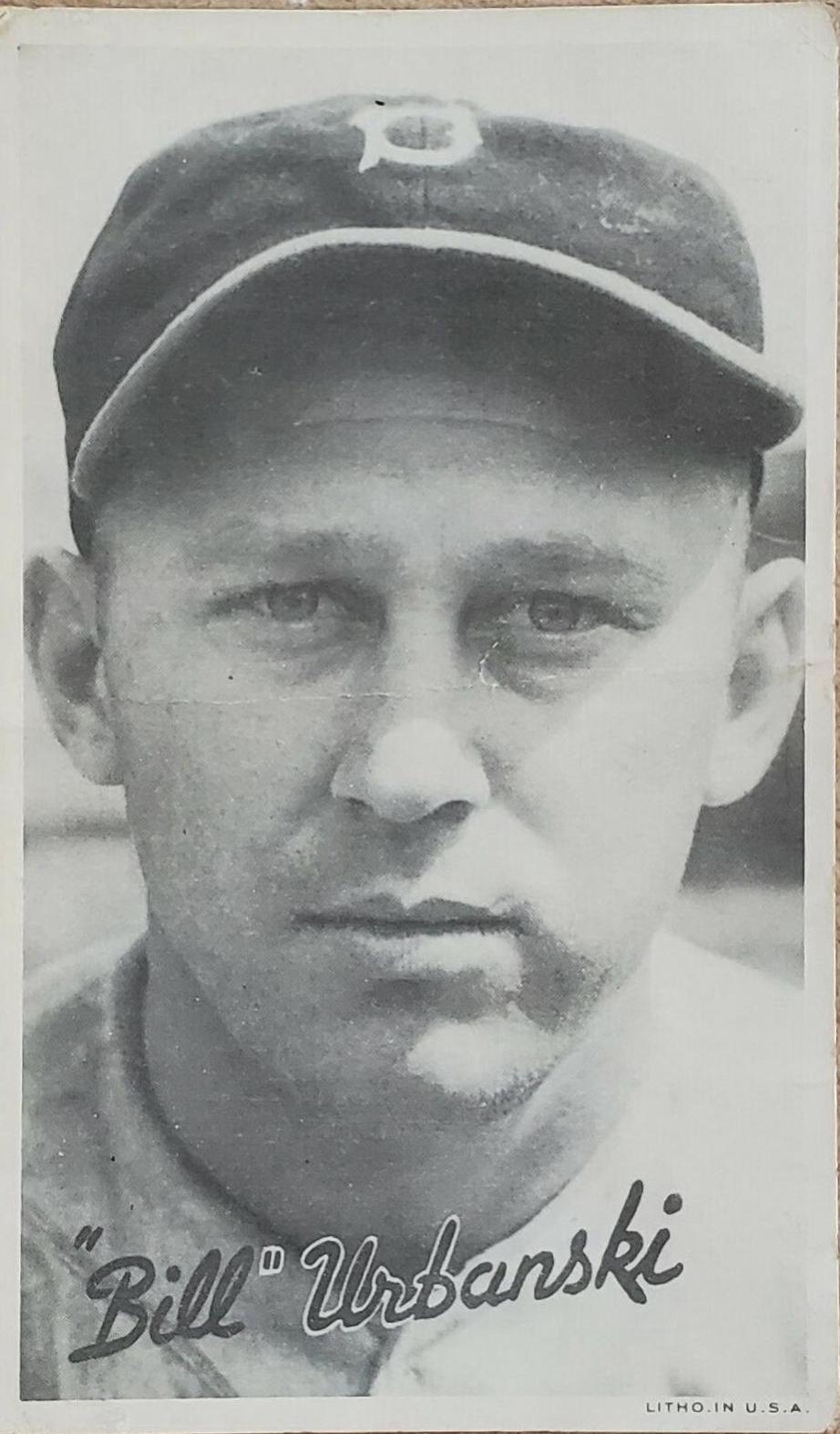 'Bill' Urbanski Baseball Cards 1936 Goudey Premiums