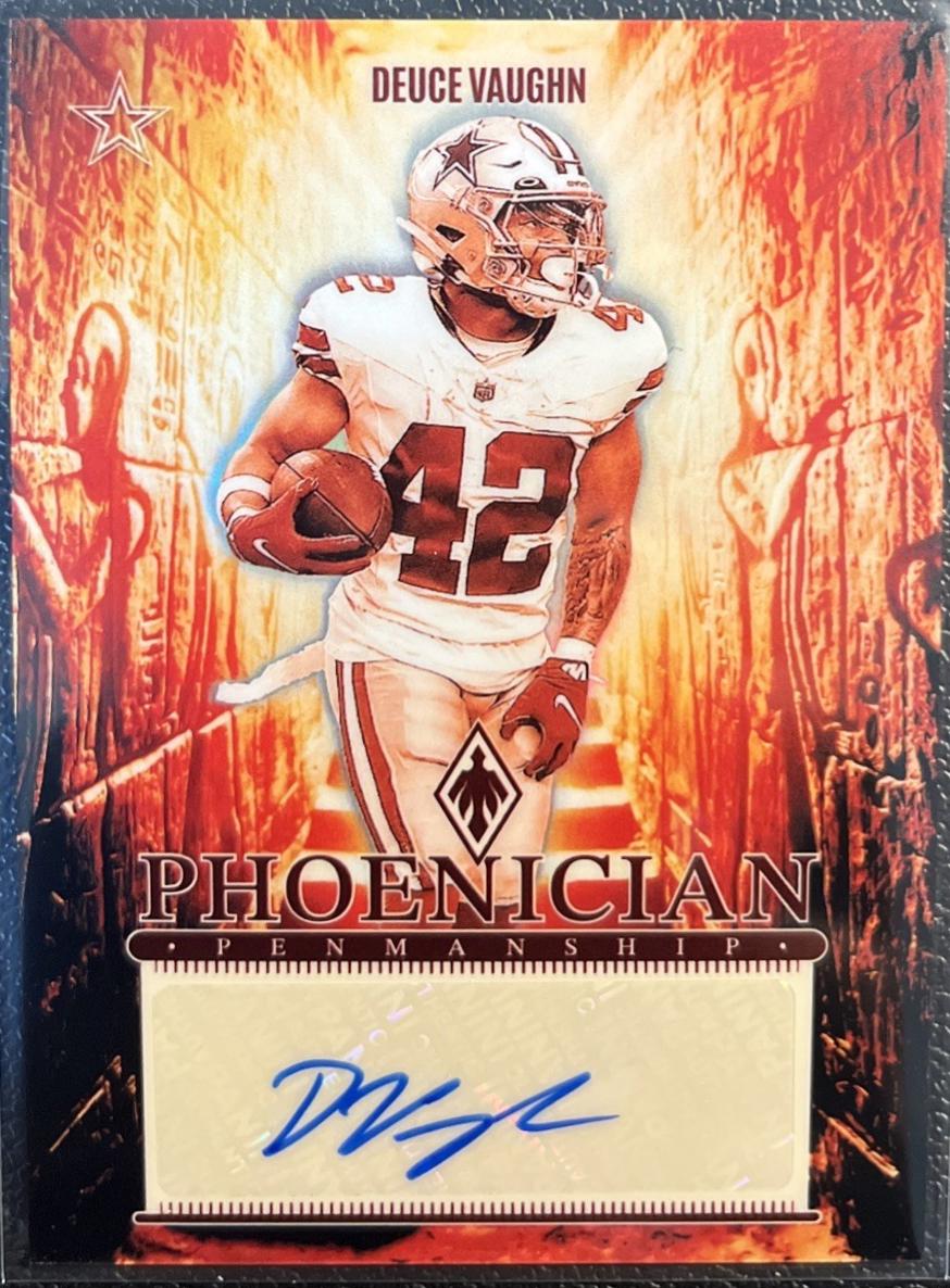 Deuce Vaughn #PP-DVN Football Cards 2024 Panini Phoenix Phoenician Penmanship