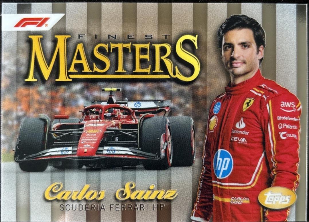 Carlos Sainz #MST-2 Racing Cards 2024 Topps Finest Formula 1 Masters