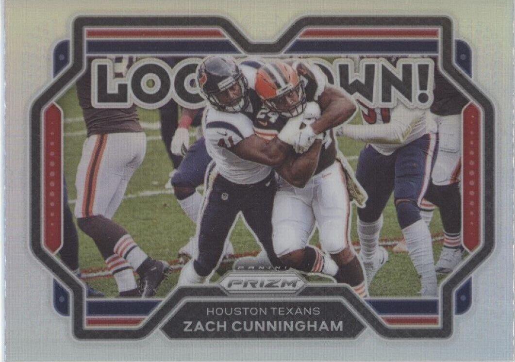 Zach Cunningham #5 Football Cards 2021 Panini Prizm Lockdown