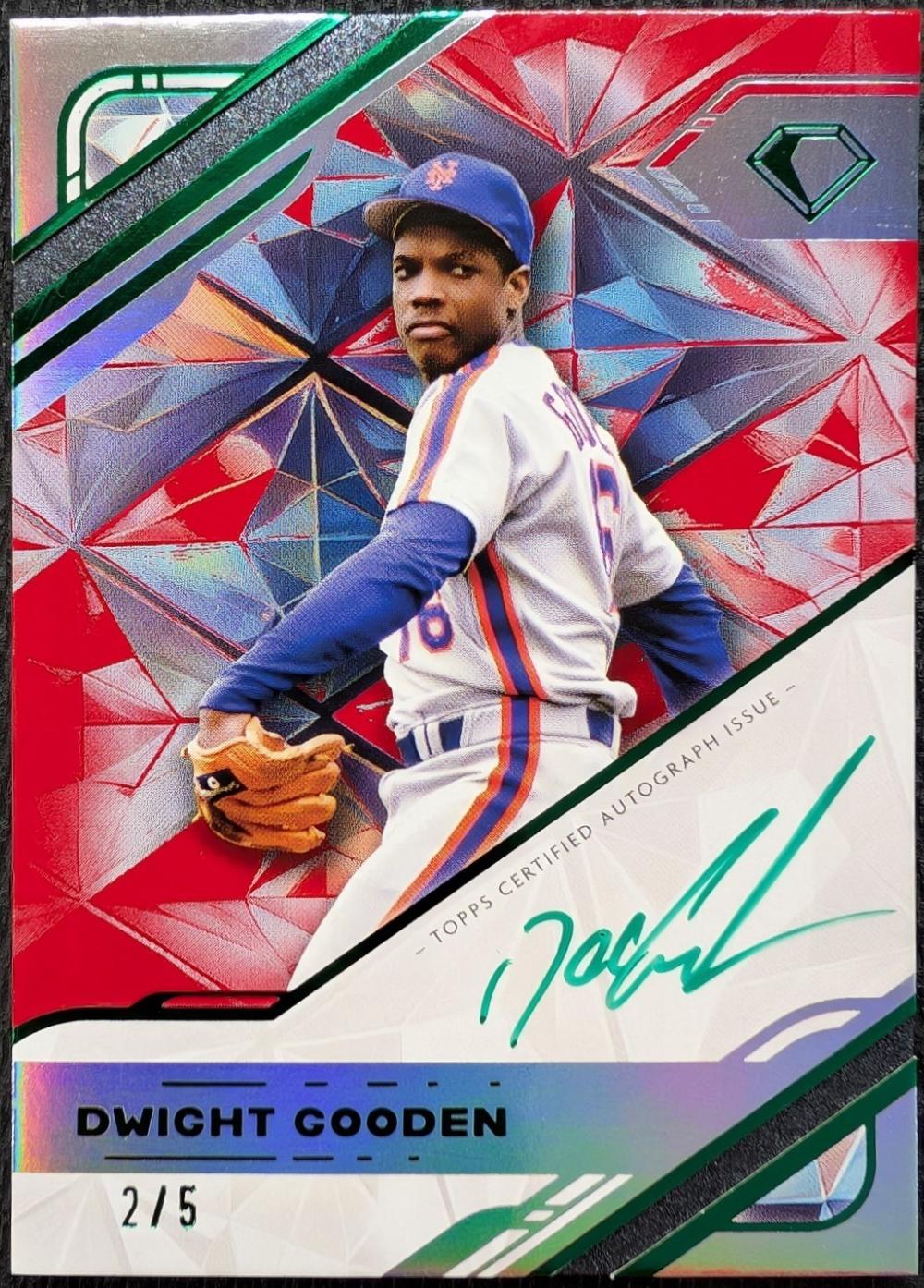 Dwight Gooden [Green Ink Red] #WPA-DG
