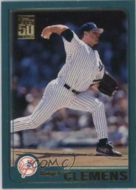 Roger Clemens #170 Baseball Cards 2001 Topps