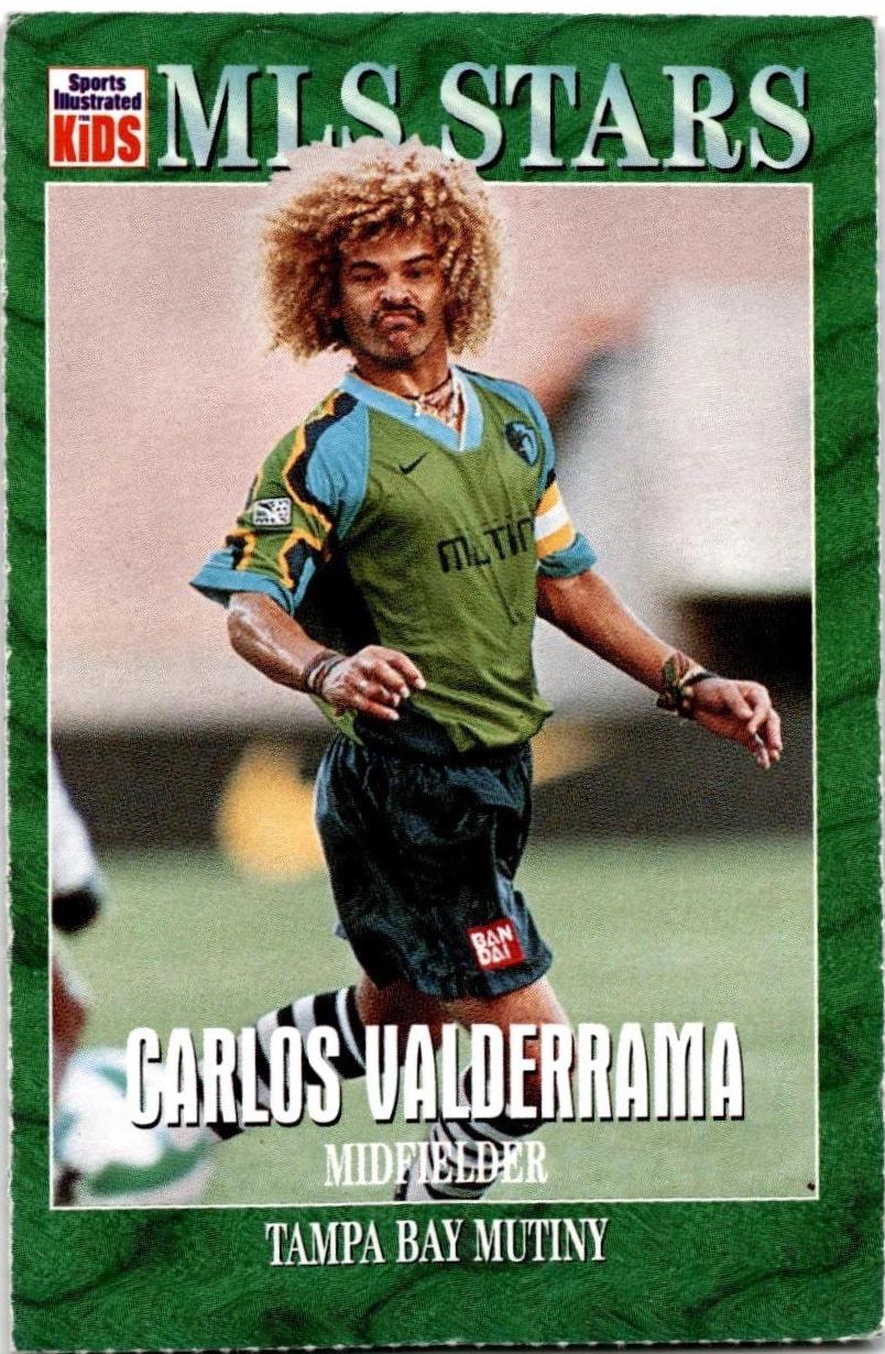 Carlos Valderrama #70 Soccer Cards 1997 Upper Deck Promos