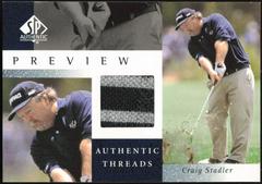 Craig Stadler #ST-AT Golf Cards 2001 Upper Deck SP Authentic Preview Threads Prices