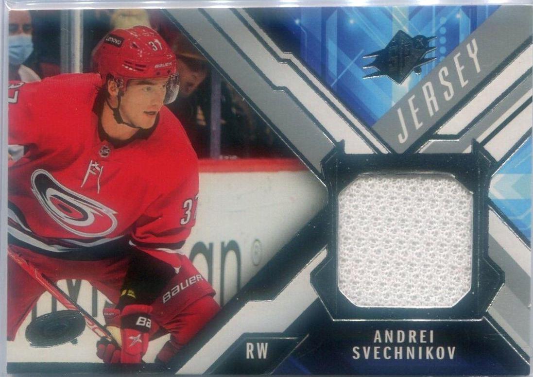 Andrei Svechnikov #J-AS Hockey Cards 2021 SPx Jersey