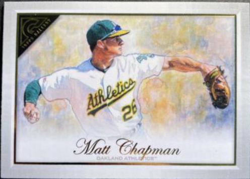 Matt Chapman #47 Baseball Cards 2019 Topps Gallery