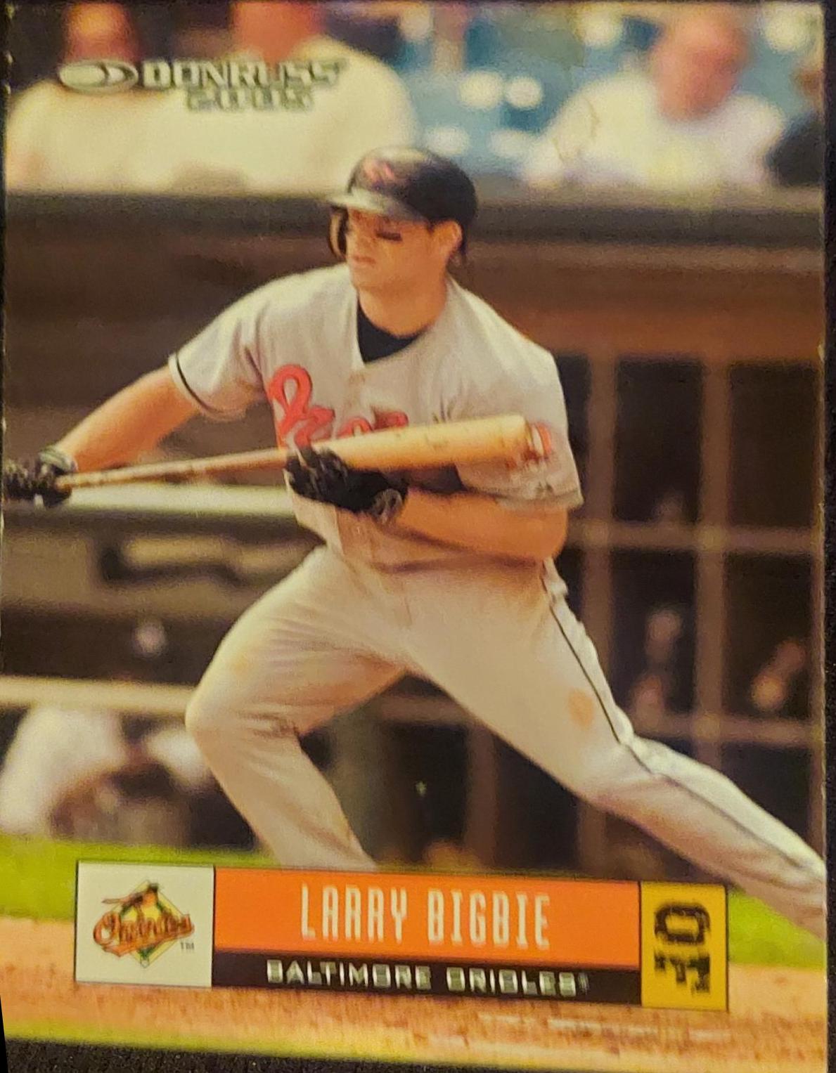 Larry Bigbie #108 Baseball Cards 2005 Donruss