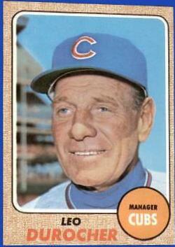 Leo Durocher #321 1968 Topps Baseball