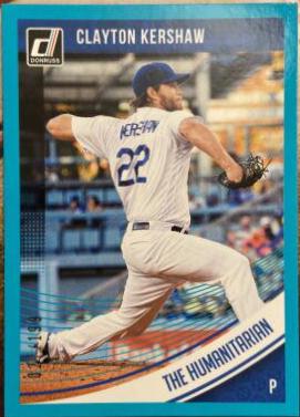 Clayton Kershaw #154 2018 Panini Donruss Baseball