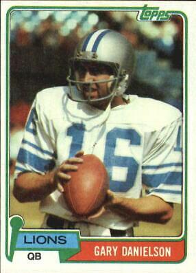 Gary Danielson #274 Football Cards 1981 Topps