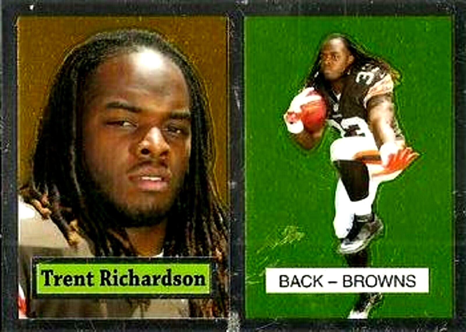 Trent Richardson #5 Football Cards 2012 Topps Chrome 1957 Inserts
