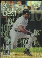 Frank Thomas [Refractor] #470 Baseball Cards 2000 Topps Chrome Prices