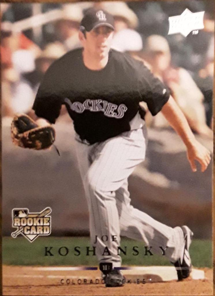 Joe Koshansky #324 Baseball Cards 2008 Upper Deck
