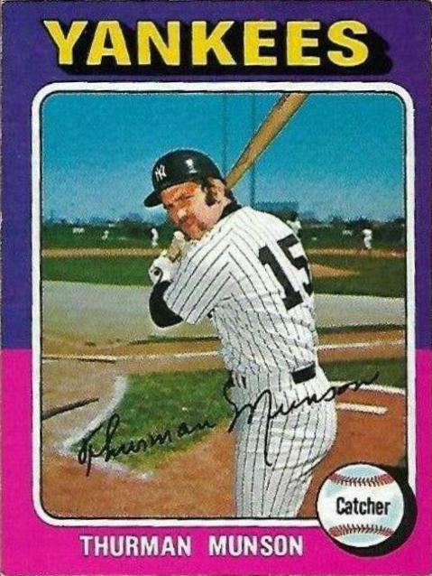 Thurman Munson #20 Baseball Cards 1975 O Pee Chee