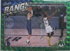 Luka Doncic #1 Basketball Cards 2020 Panini Mosaic Bang