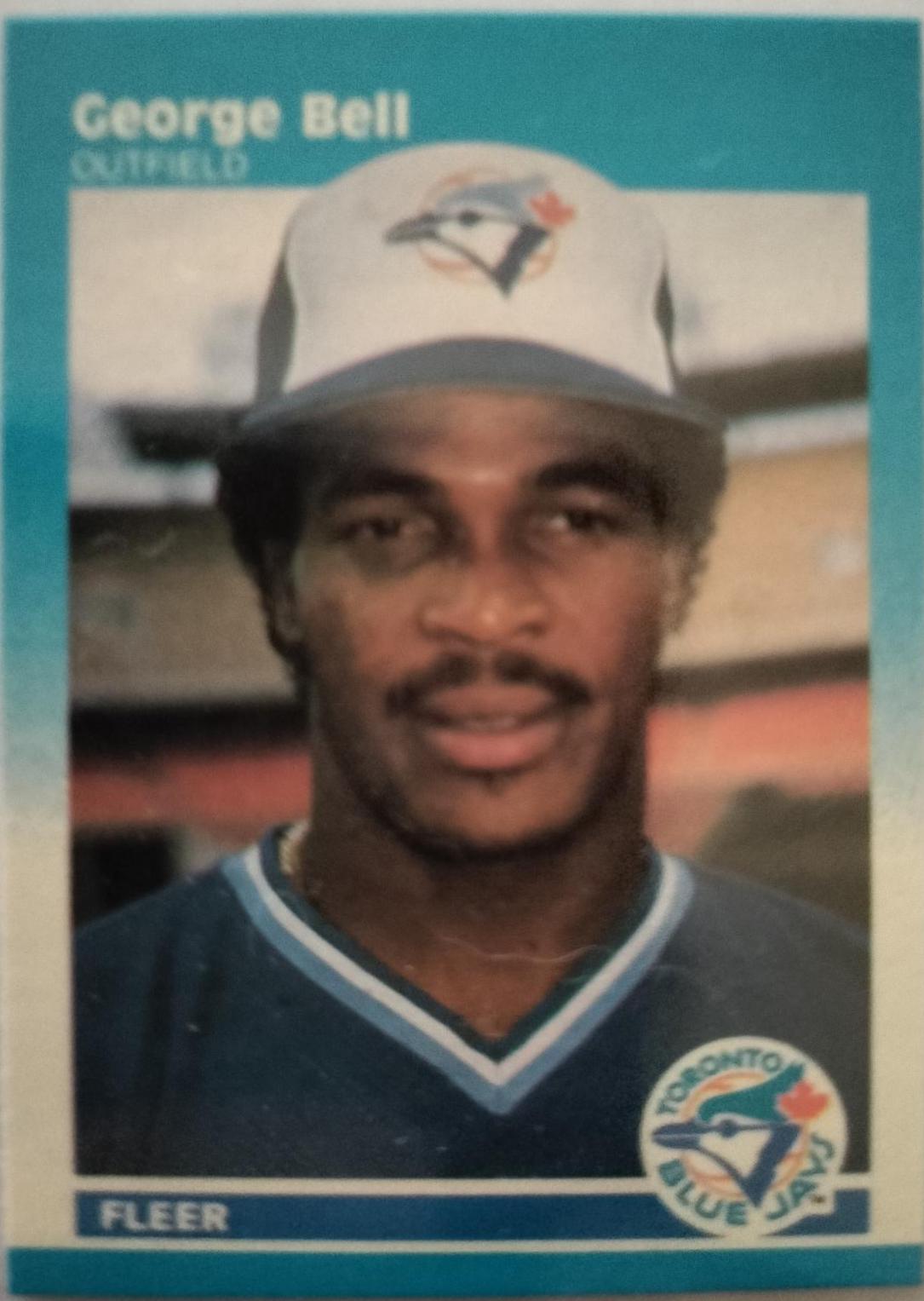 George Bell #7 Baseball Cards 1987 Fleer Mini