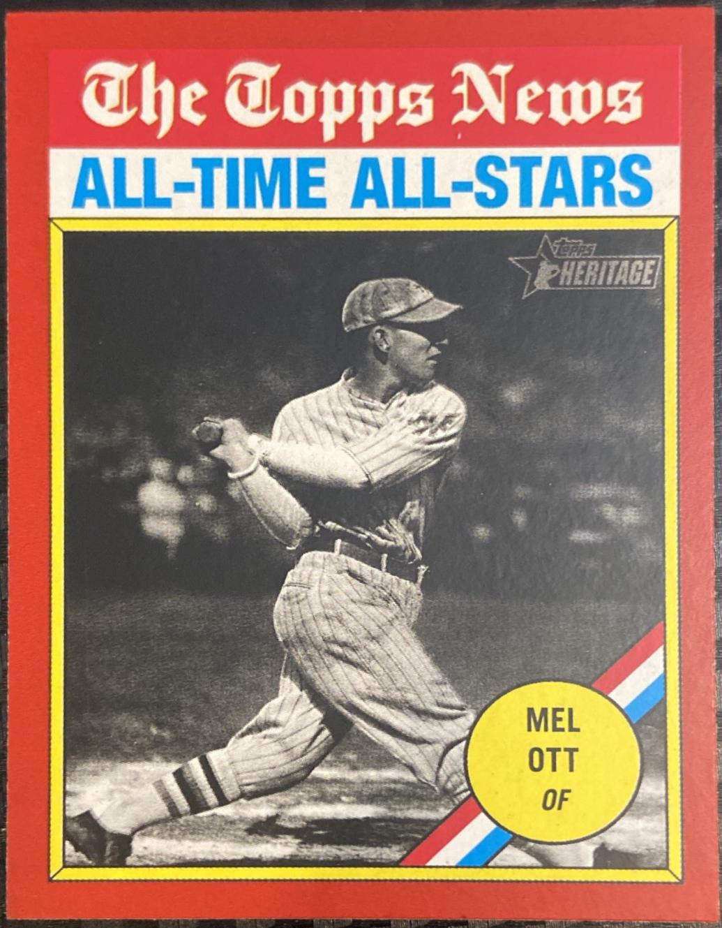 Mel Ott [Red Chrome Variation] #348