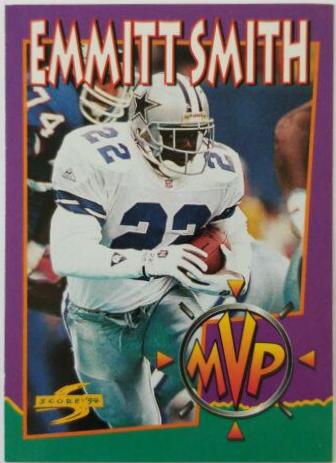 Emmitt Smith #330 Football Cards 1994 Panini Score