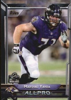 Marshal Yanda #273 Football Cards 2015 Topps 50th Super Bowl