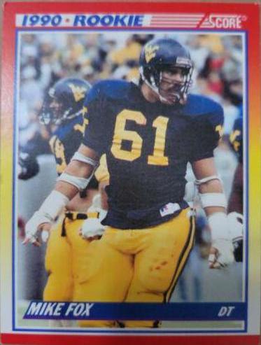 Mike Fox #644 Football Cards 1990 Panini Score