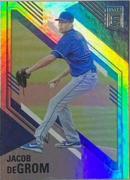 Jacob deGrom #1 Baseball Cards 2021 Panini Chronicles Elite