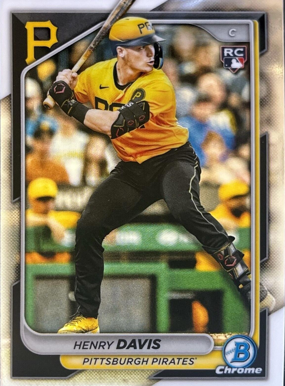 Henry Davis #7 Baseball Cards 2024 Bowman Chrome