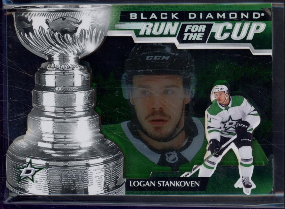 Logan Stankoven #RUN-LS Hockey Cards 2024 Upper Deck Black Diamond Run for the Cup