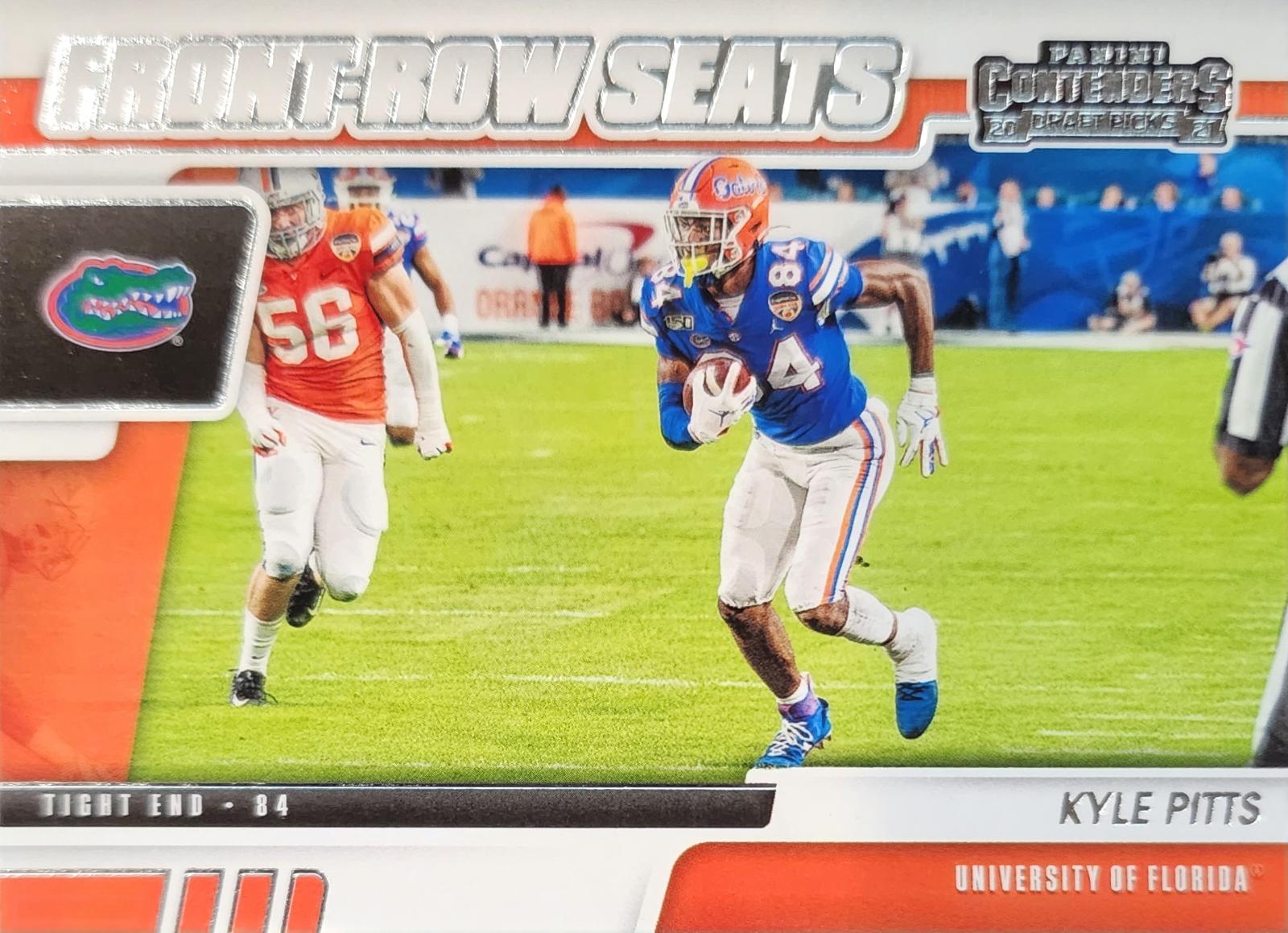 Kyle Pitts #6 Football Cards 2021 Panini Contenders Draft Picks Front Row Seats