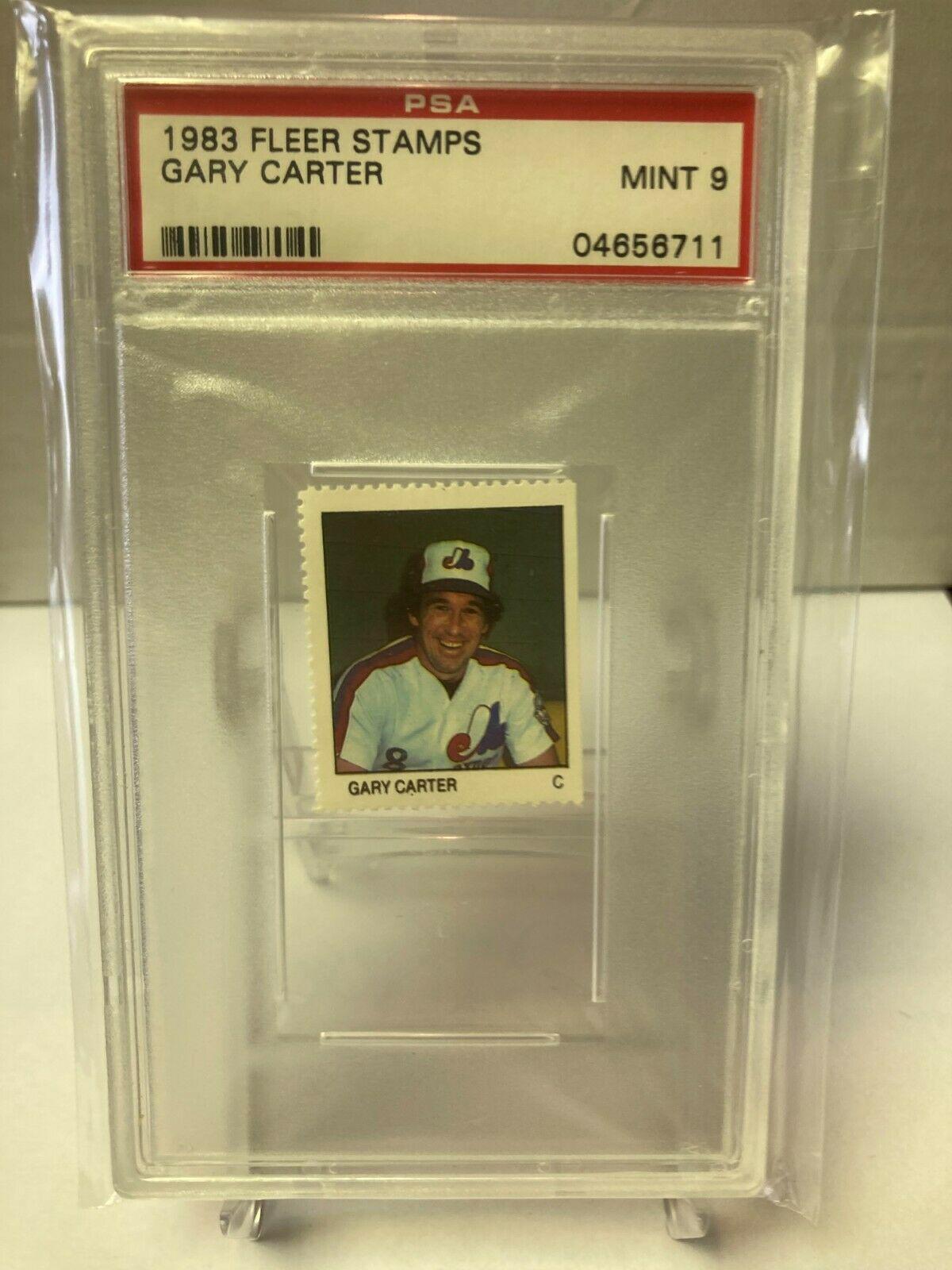 Gary Carter Baseball Cards 1983 Fleer Stamps