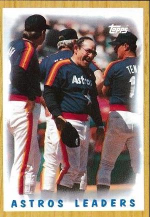 Astros Leaders #531 Baseball Cards 1987 Topps