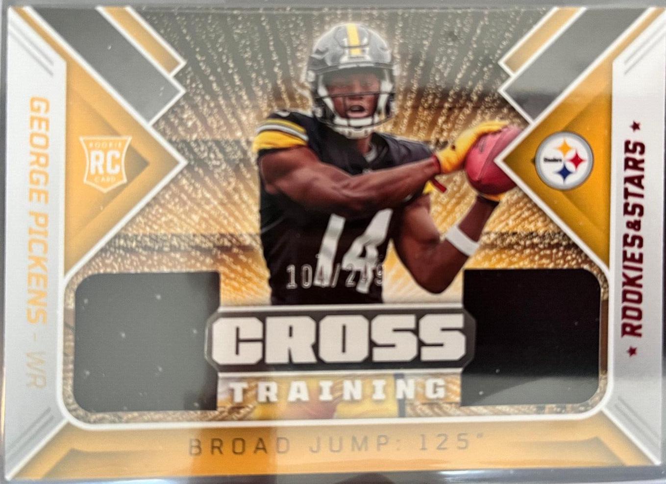 George Pickens #CT-GP Football Cards 2022 Panini Rookies & Stars Cross Training
