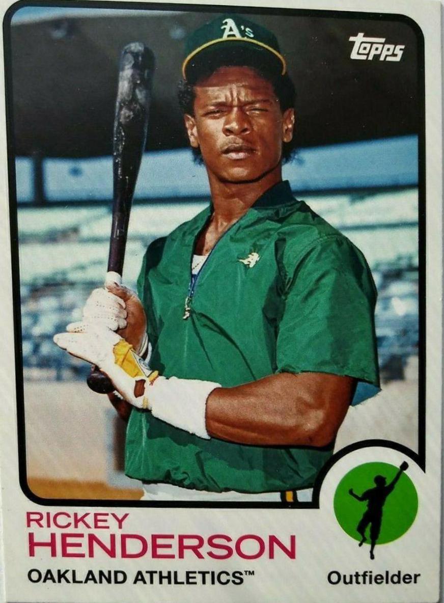 Rickey Henderson #18 Baseball Cards 2014 Topps Archives