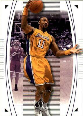 Karl Malone #36 Basketball Cards 2003 SP Authentic