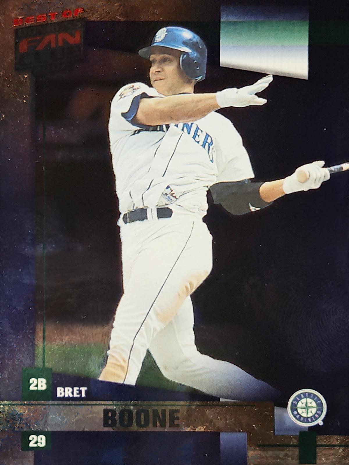 Bret Boone #10 Baseball Cards 2002 Donruss Best of Fan Club