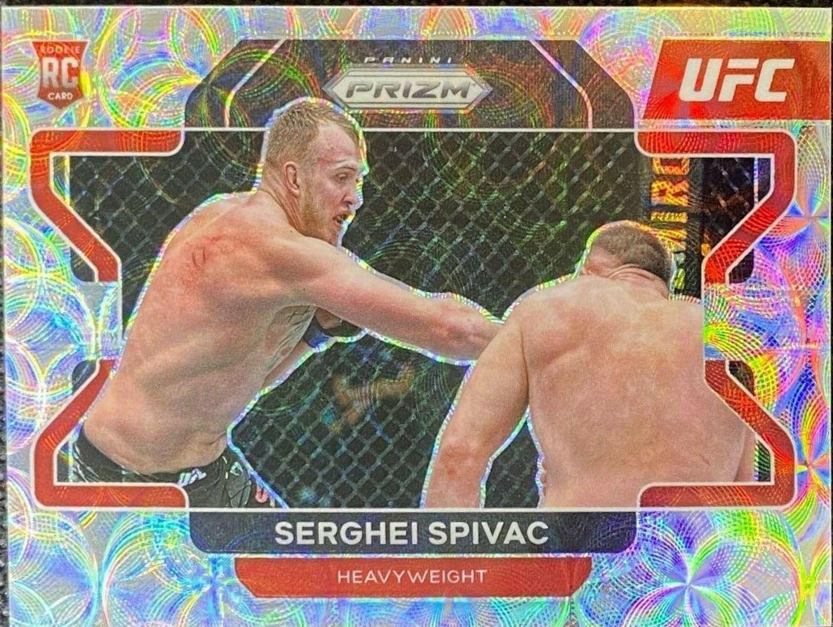 Serghei Spivac #70 Ufc Cards 2022 Panini Prizm UFC