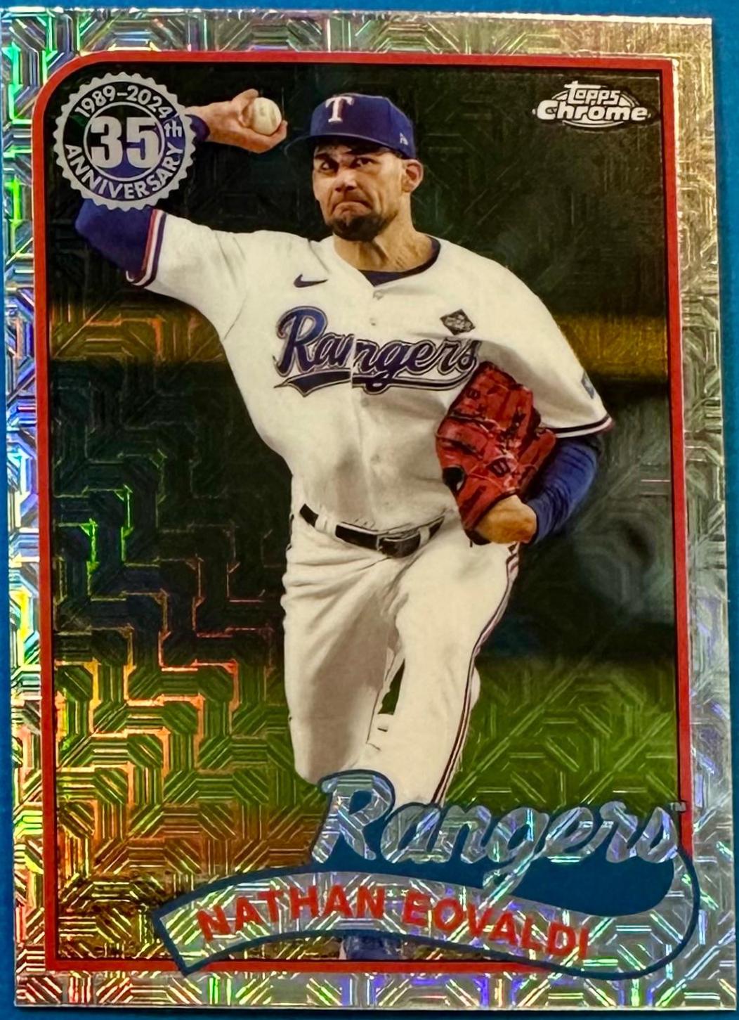 Nathan Eovaldi #2T89C-21 2024 Topps 1989 Chrome Silver Pack Baseball